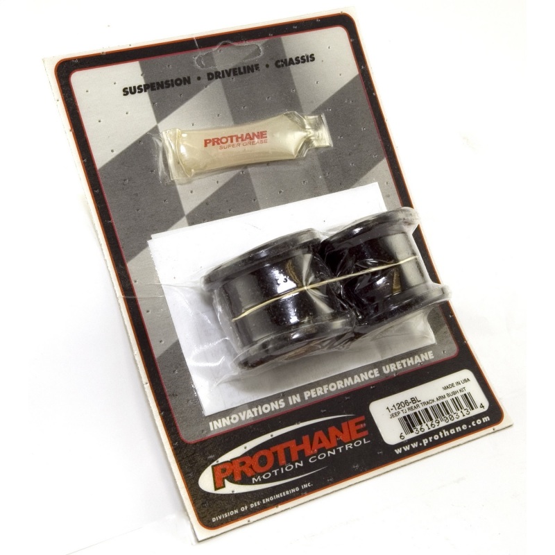 Jeep Wrangler TJ Rear Track Bar Bushing Kit - Rugged Ridge - Polyurethane - Black - `97-`06